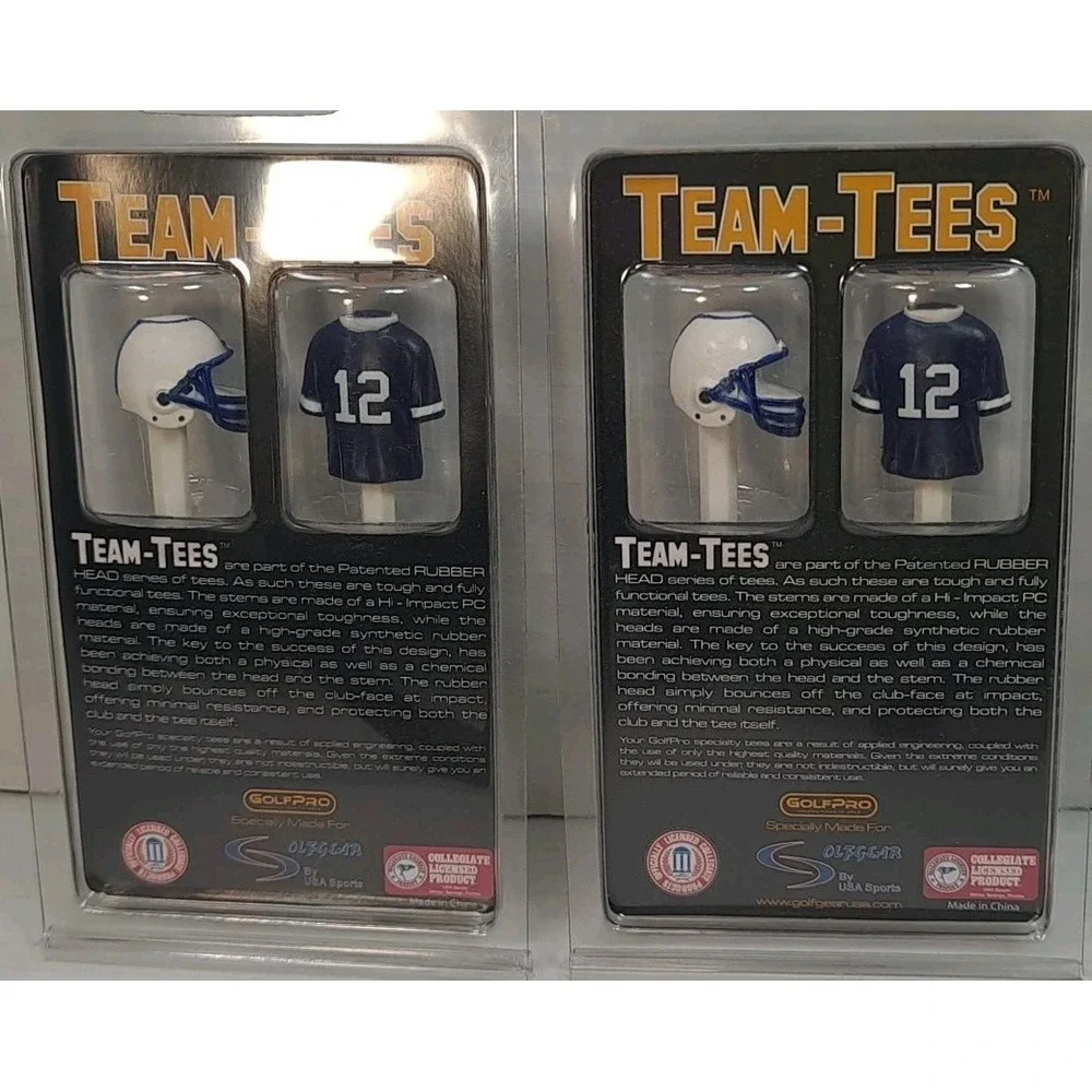 NIP Penn State Nittany Lions Golf Pro Rubber Head Golf Tees, 4 Total‎ Golf Tees